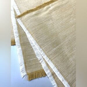 EUC 3 Hearth & Hand Magnolia Yellow Placemats